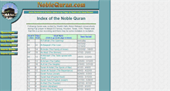 Desktop Screenshot of noblequran.com